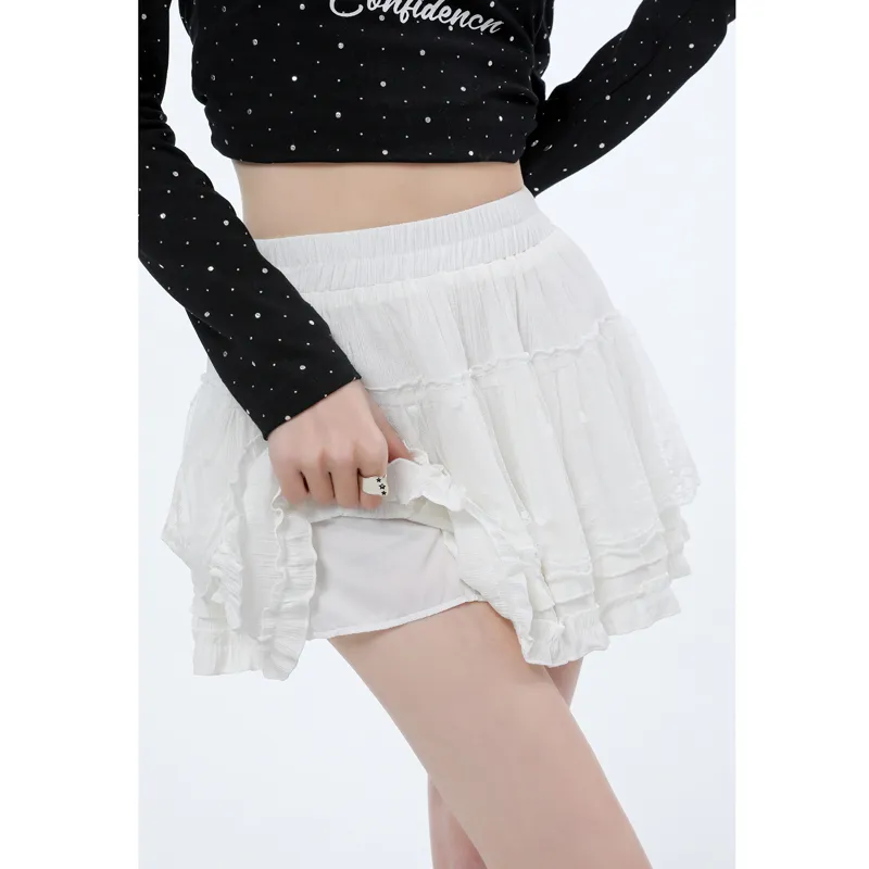 HELEH Casual Short Skirts Women's-10