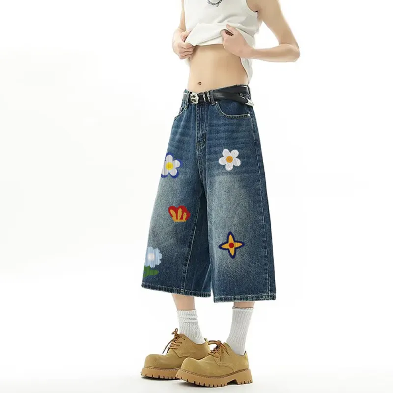 HELEH Denim Shorts Unisex-1