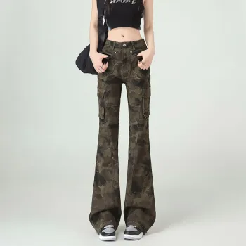HELEH Jeans Women's Camouflage