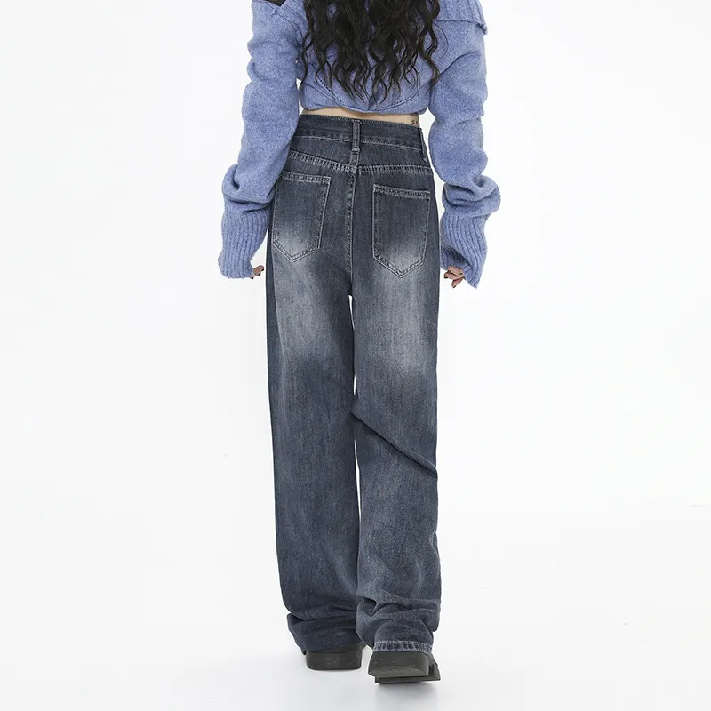 HELEH Jeans Women's Blue Gray-1