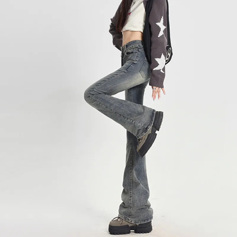 HELEH Jeans Fall Winter Women's-6