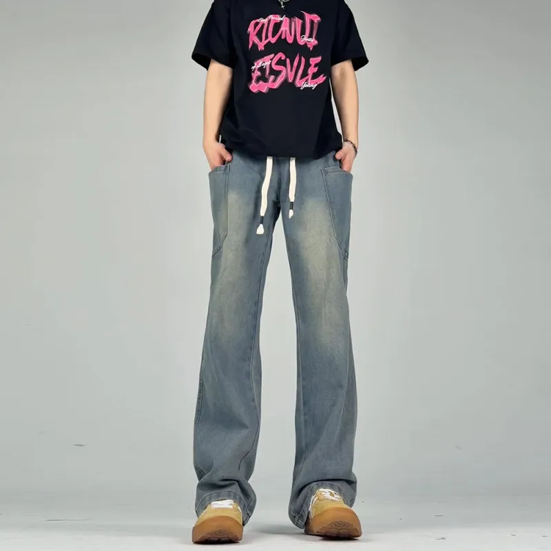 HELEH Jeans Unisex Vintage Blue-2