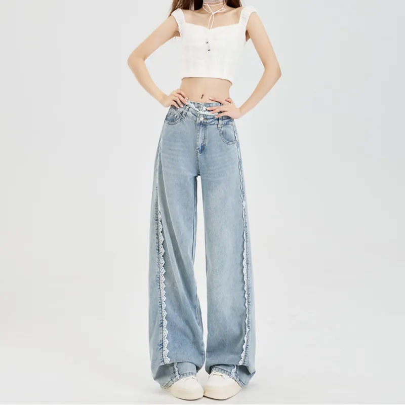 HELEH Jeans Women's Light Blue-5