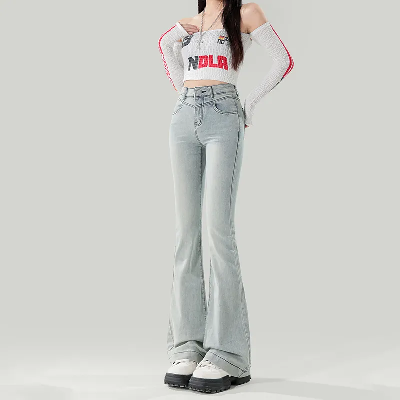HELEH Jeans Women's Light Blue-4