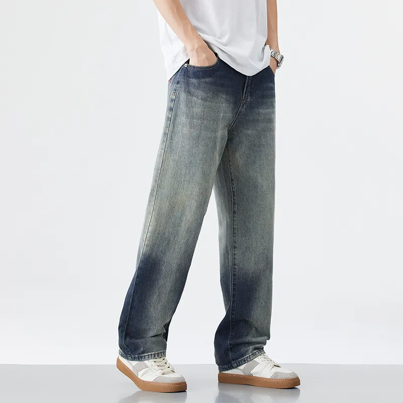 HELEH Jeans Unisex Vintage Blue-3