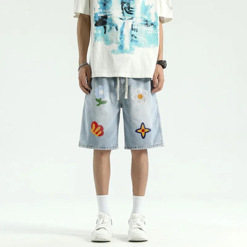 HELEH Denim Shorts Unisex-16
