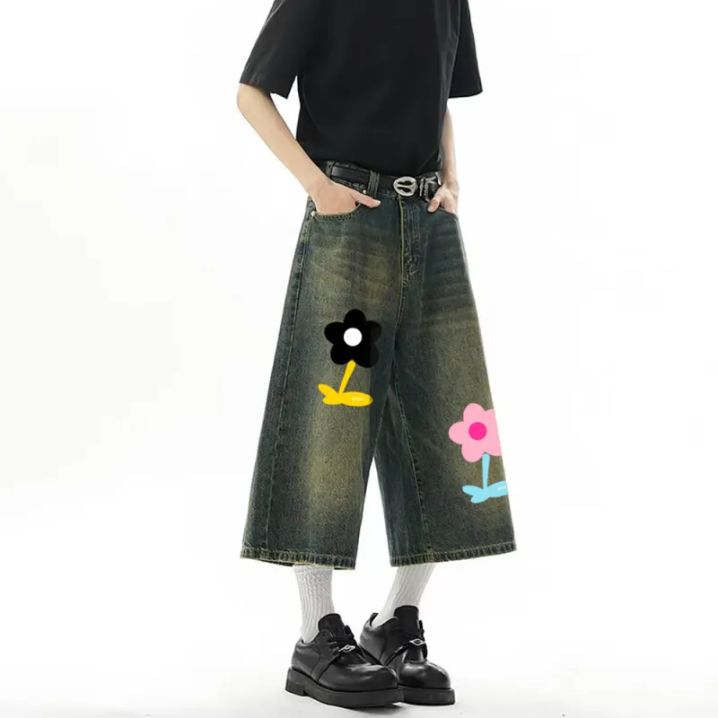 HELEH Denim Shorts Unisex-4