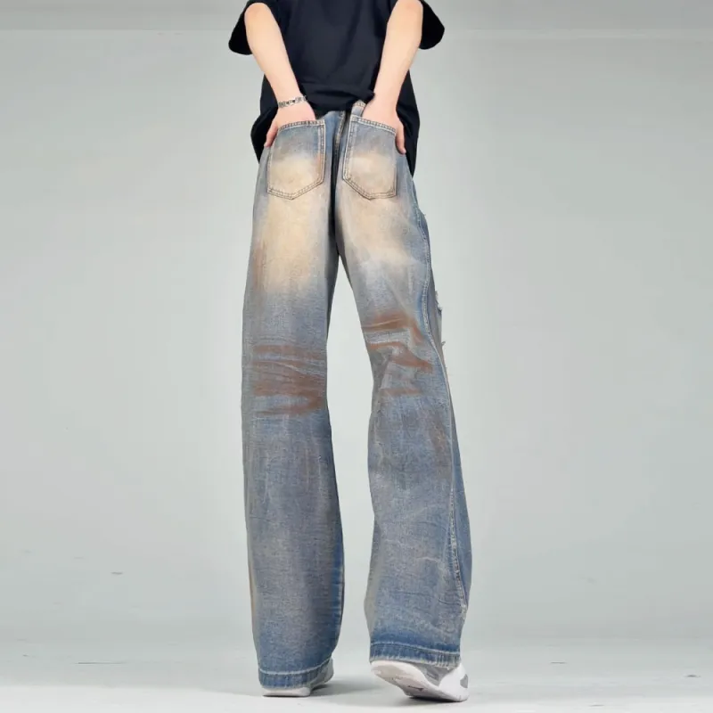 HELEH Jeans Unisex Vintage Blue-5