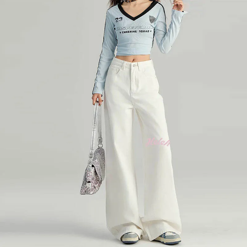 HELEH Jeans Women's White-2