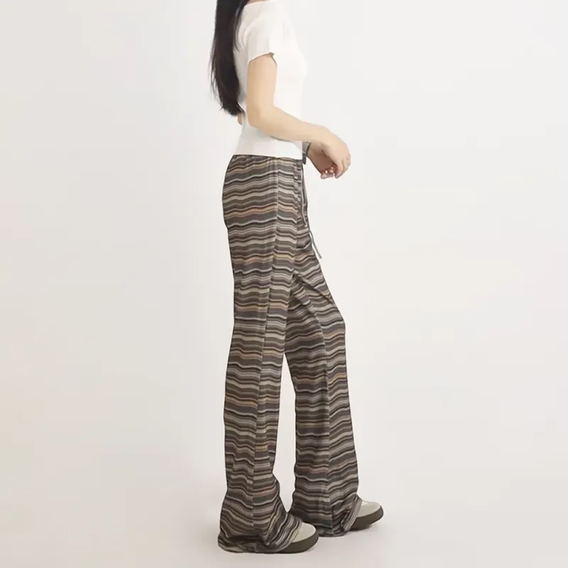HELEH Casual Pants Women's Brown-2