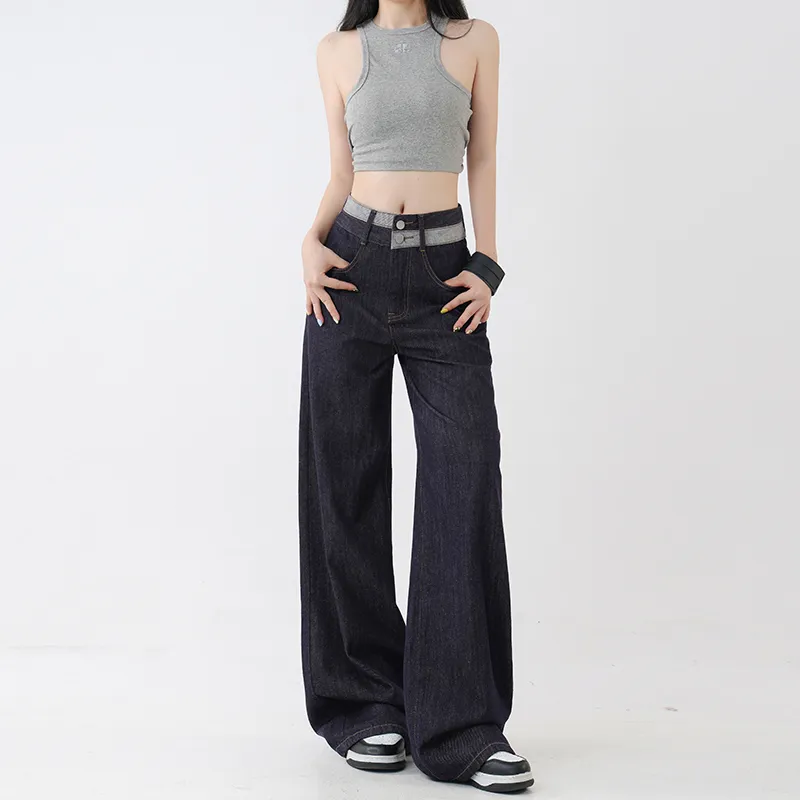 HELEH Jeans Women's Blue Black-2