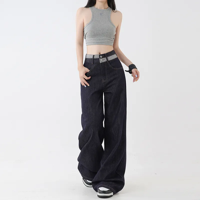 HELEH Jeans Women's Blue Black-3