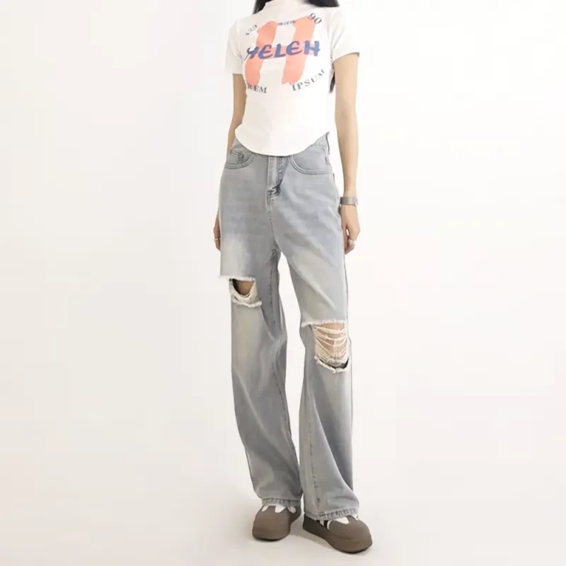 HELEH Jeans Women's Light Blue-2