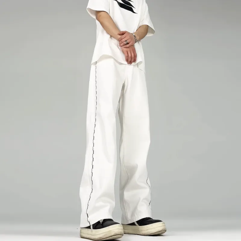 HELEH Jeans Unisex White-2