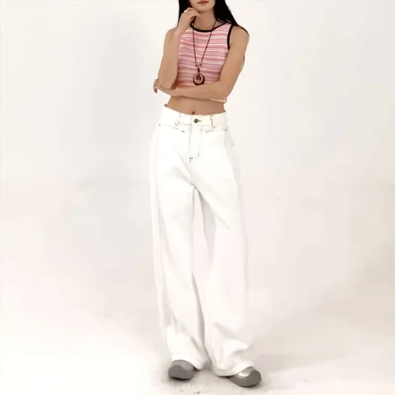 HELEH Jeans Women's White-2