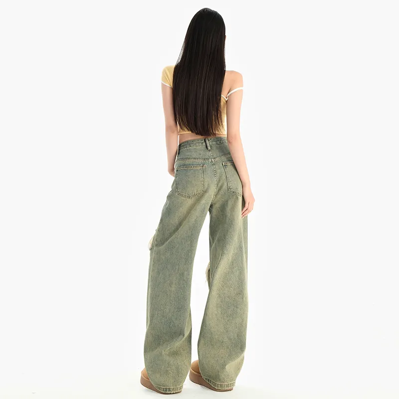 HELEH Jeans Women's Turquoise Cypress Green-1