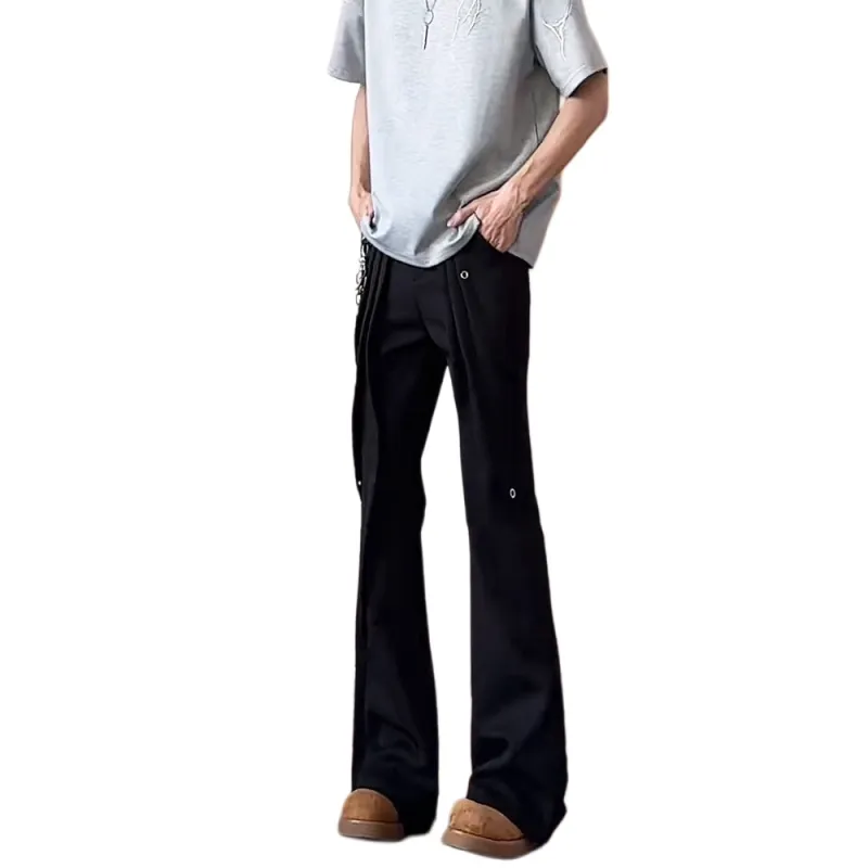 HELEH Casual Pants Unisex Black-1