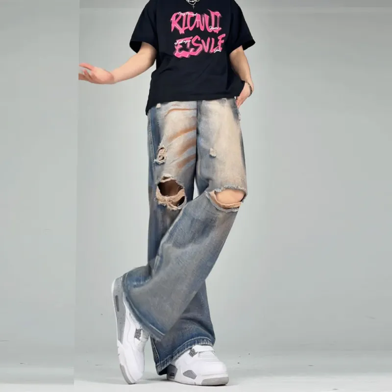 HELEH Jeans Unisex Vintage Blue-2