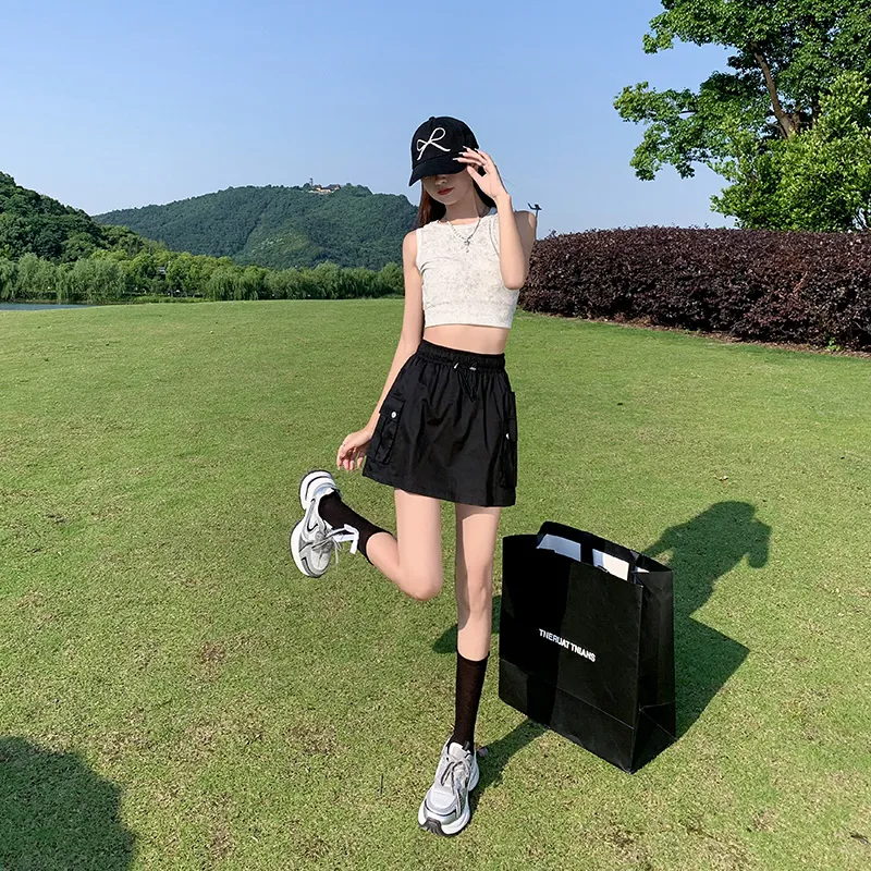 HELEH Cargo Short Skirts Women's-2