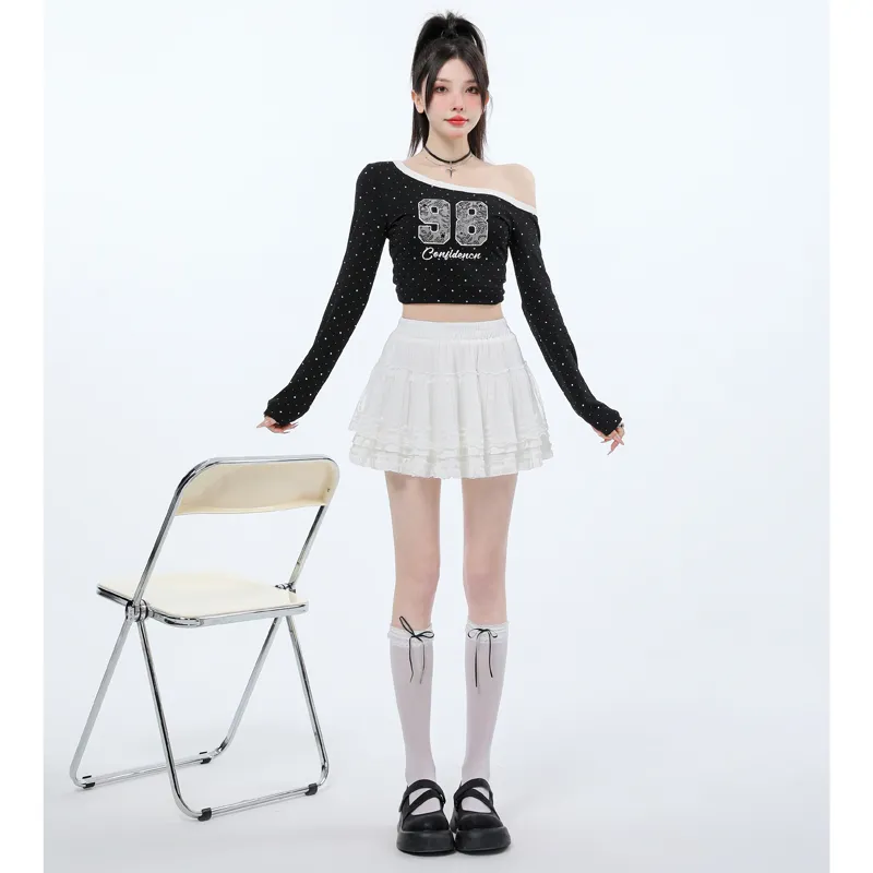 HELEH Casual Short Skirts Women's-8