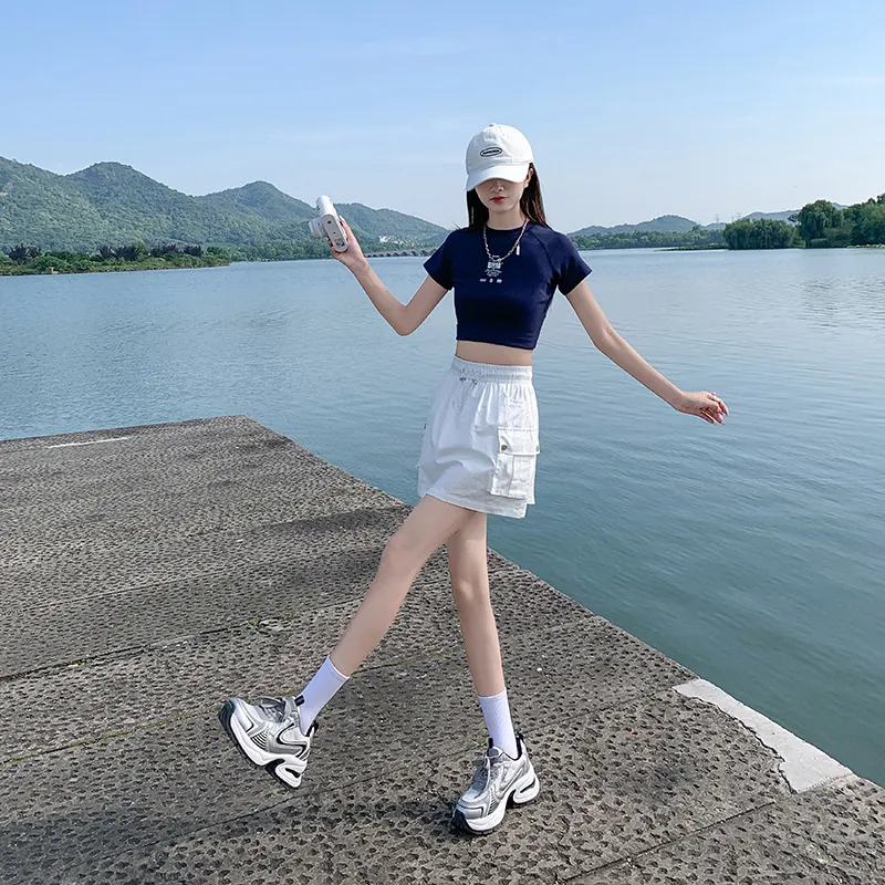 HELEH Cargo Short Skirts Women's-9