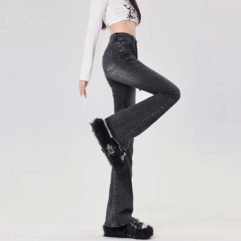 HELEH Jeans Fall Winter Women's-2