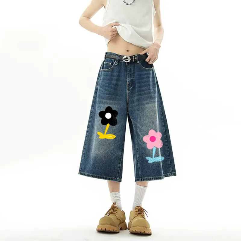 HELEH Denim Shorts Unisex-2
