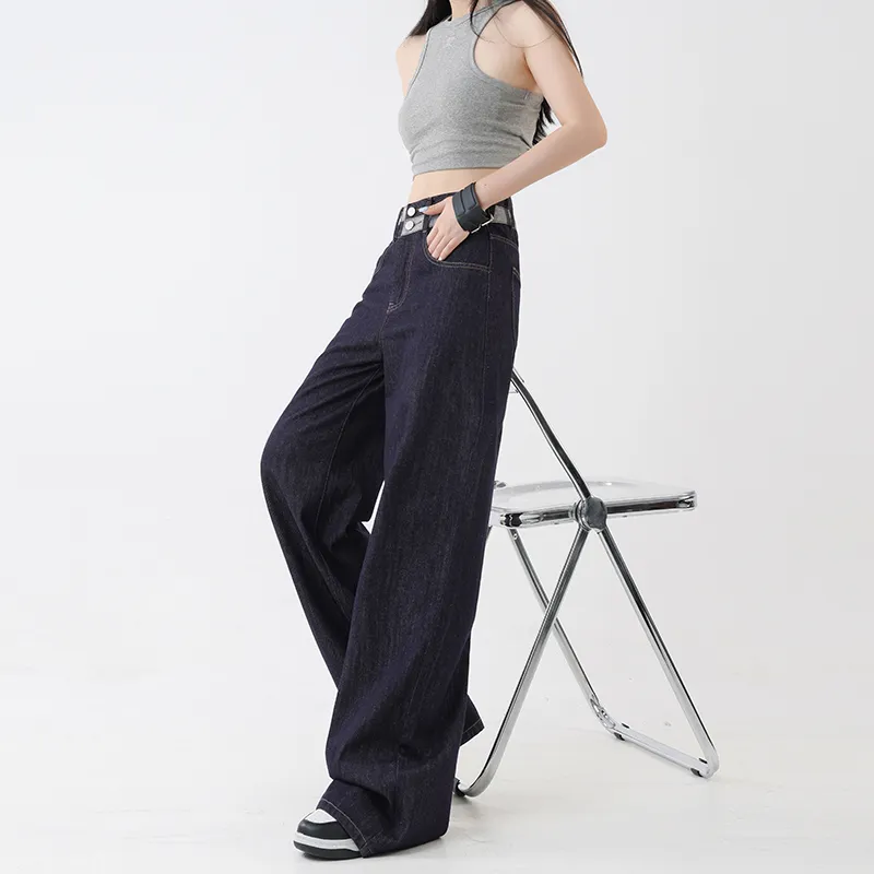 HELEH Jeans Women's Blue Black-4