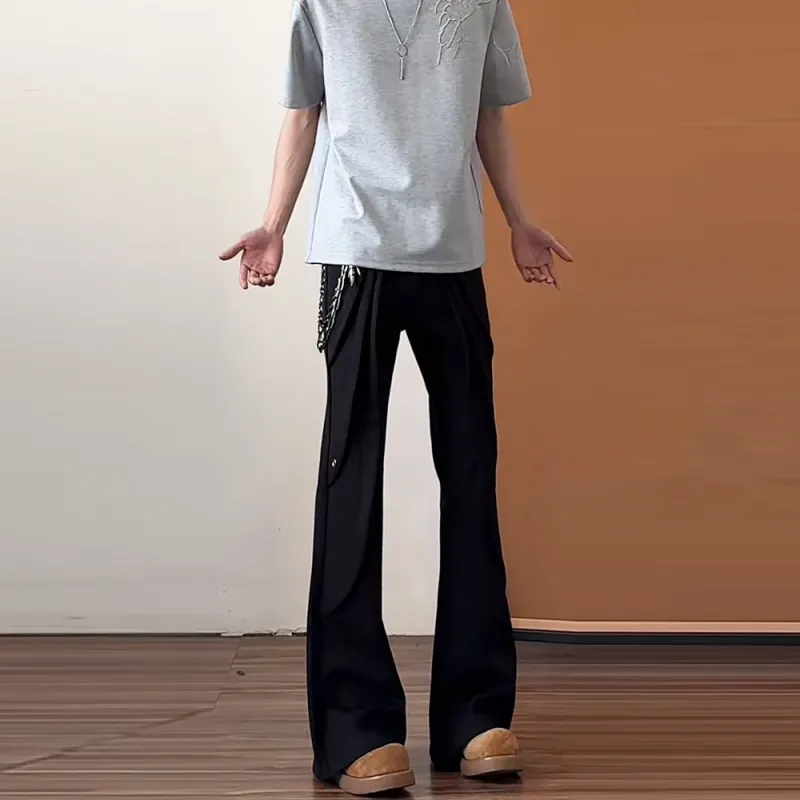HELEH Casual Pants Unisex Black-2