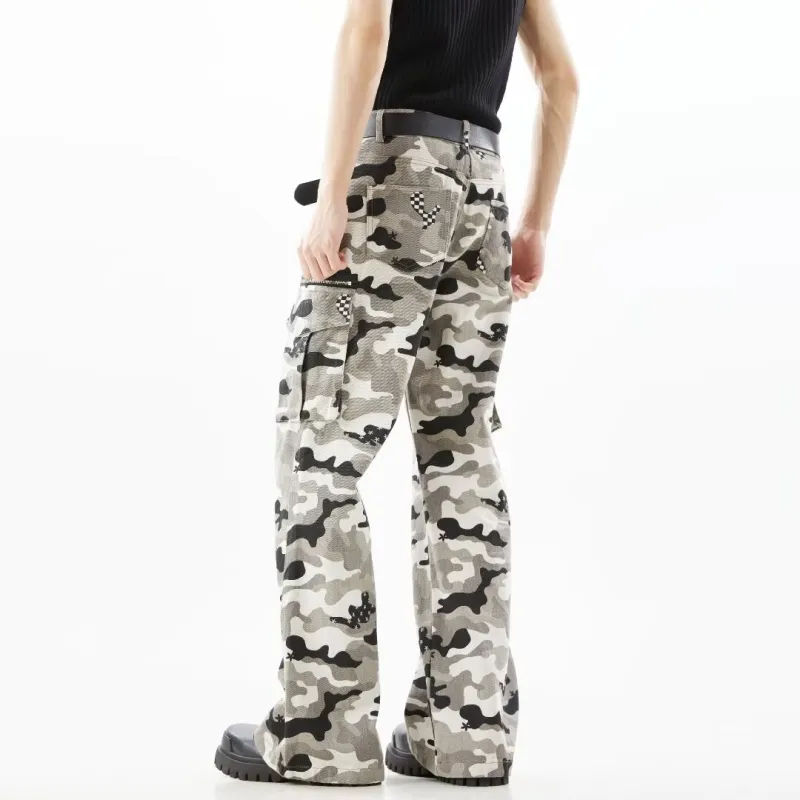 HELEH Jeans Unisex Camouflage-4
