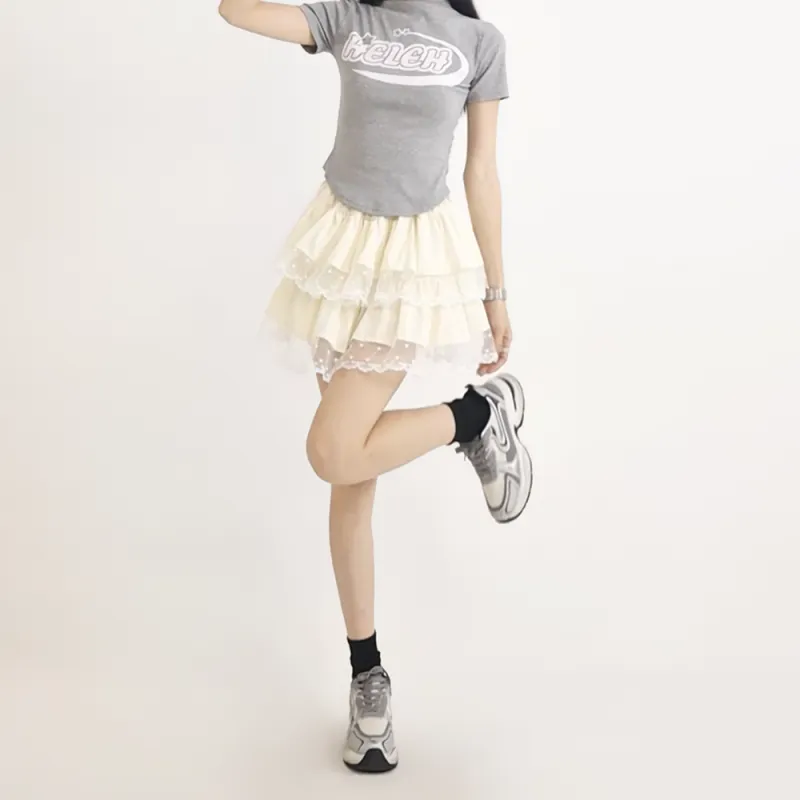 HELEH Casual Short Skirts Women's-10