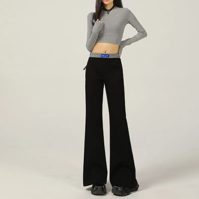 HELEH Casual Pants Women's Black-3