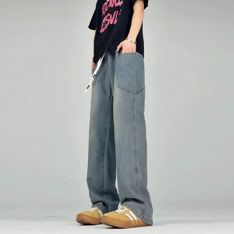 HELEH Jeans Unisex Vintage Blue-3