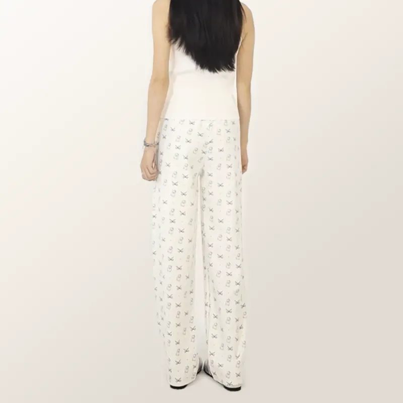HELEH Casual Pants Women's White-5