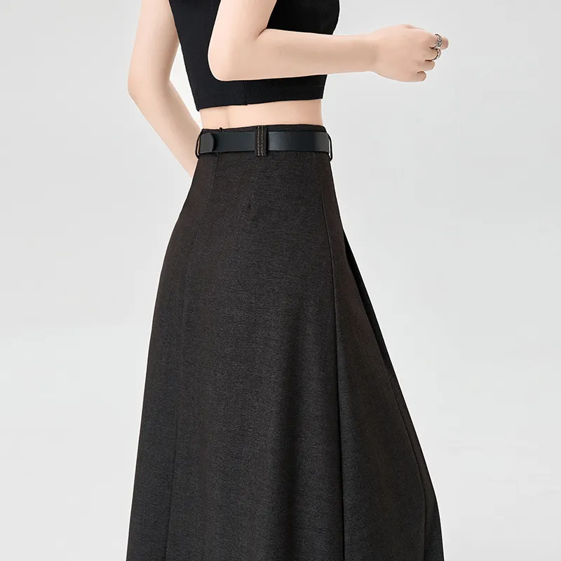 HELEH Casual Long Skirts Women's-6