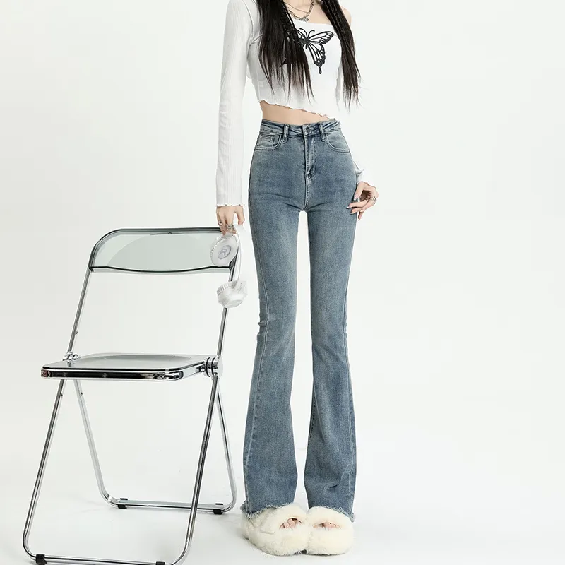 HELEH Jeans Women's Vintage Blue-4