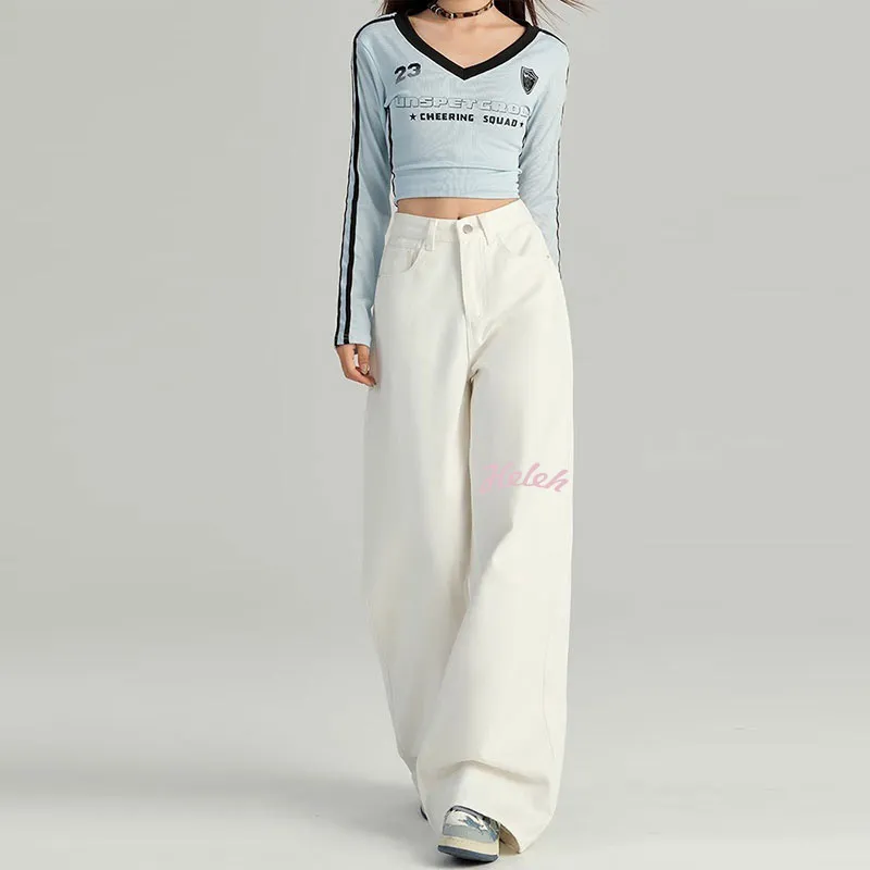 HELEH Jeans Women's White-4