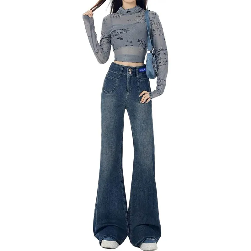 HELEH Jeans Women's Vintage Blue-4