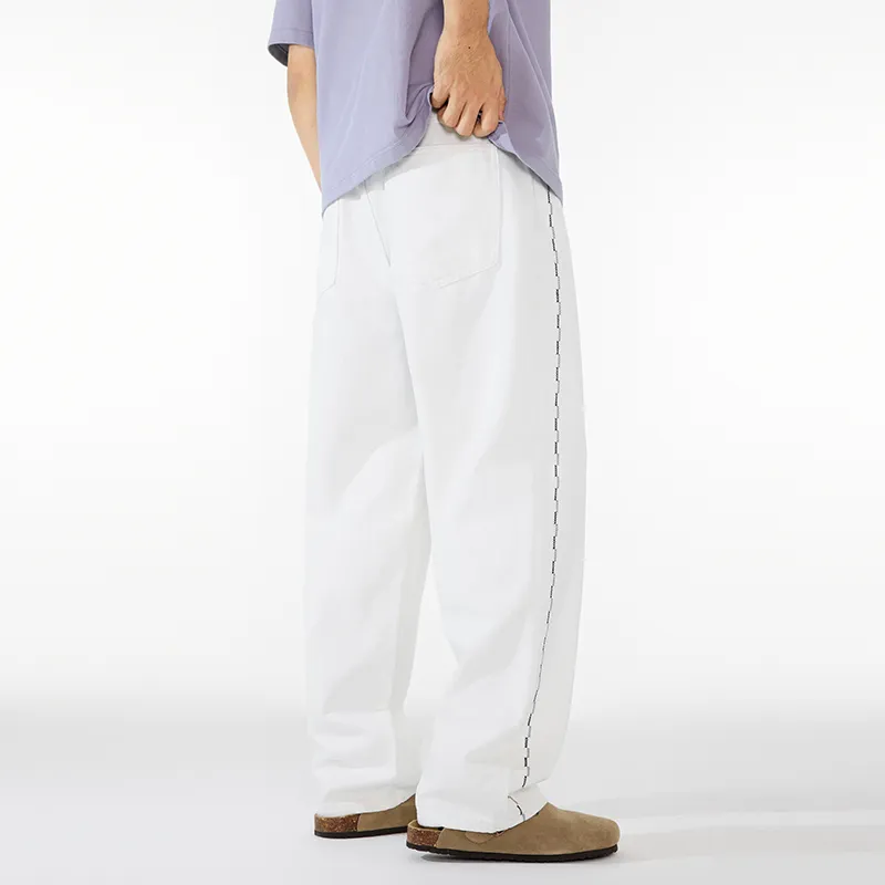 HELEH Jeans Unisex White-3