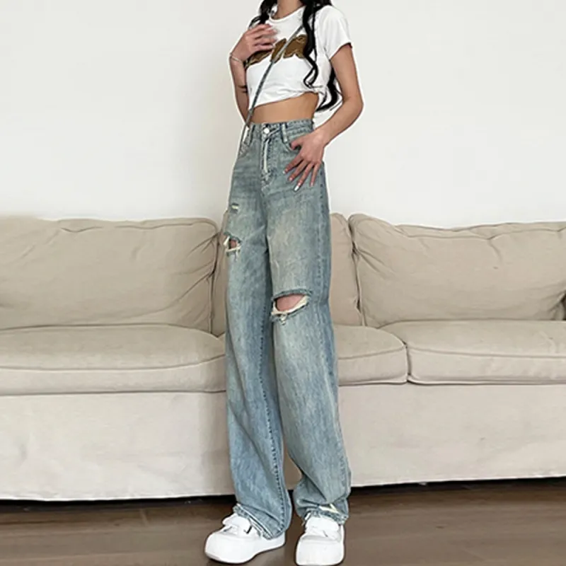 HELEH Jeans Women's Vintage Blue-1