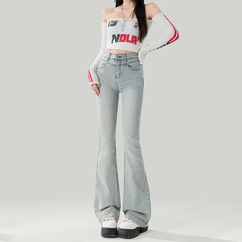 HELEH Jeans Women's Light Blue-5