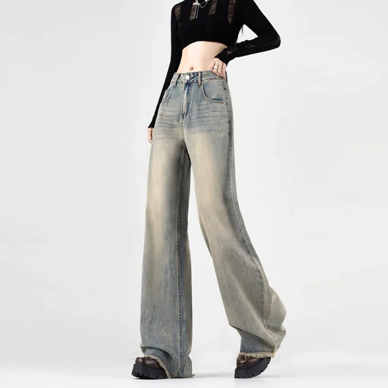 HELEH Jeans For Fall And Winter Women's-1