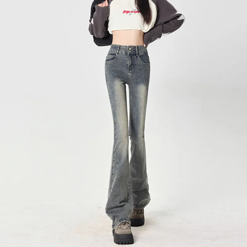 HELEH Jeans Fall Winter Women's-5