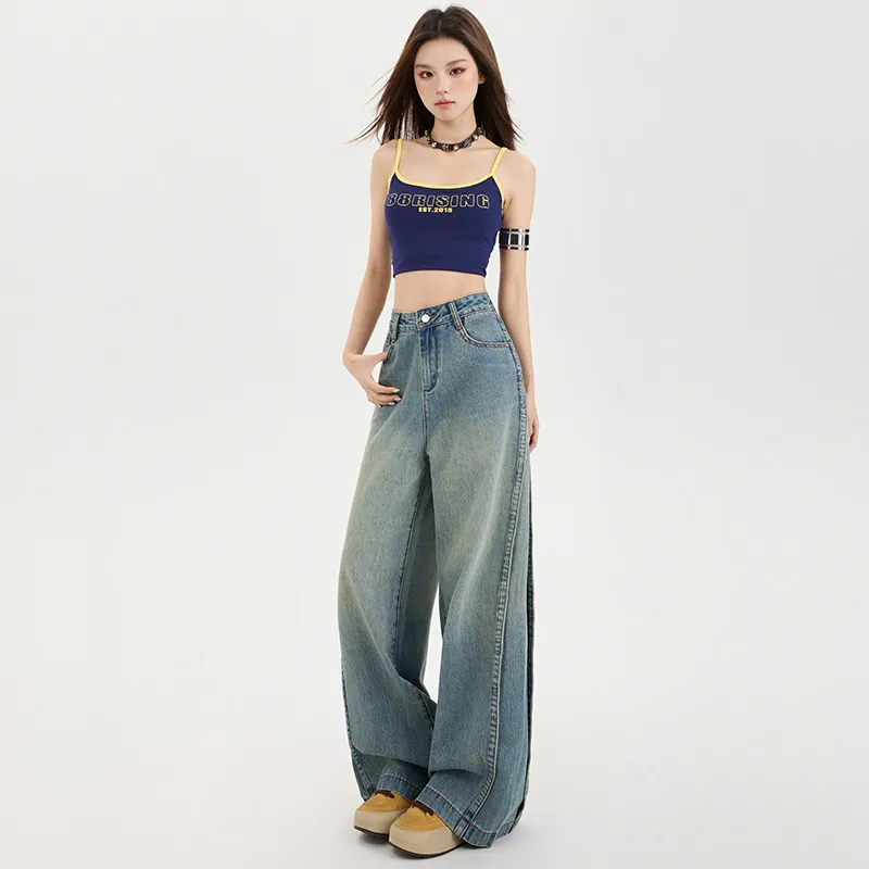 HELEH Jeans Women's Vintage Blue-2