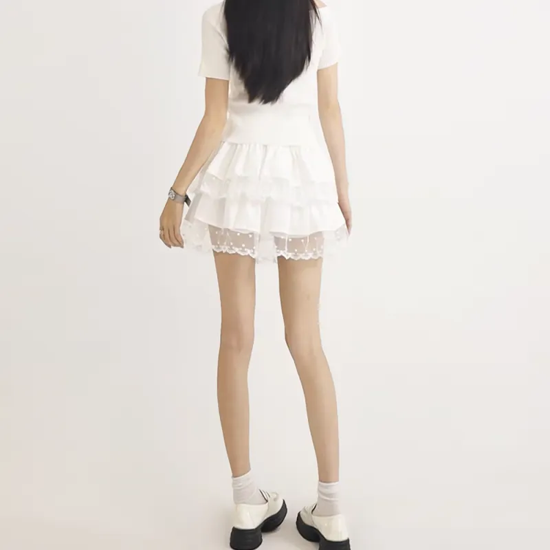 HELEH Casual Short Skirts Women's-6