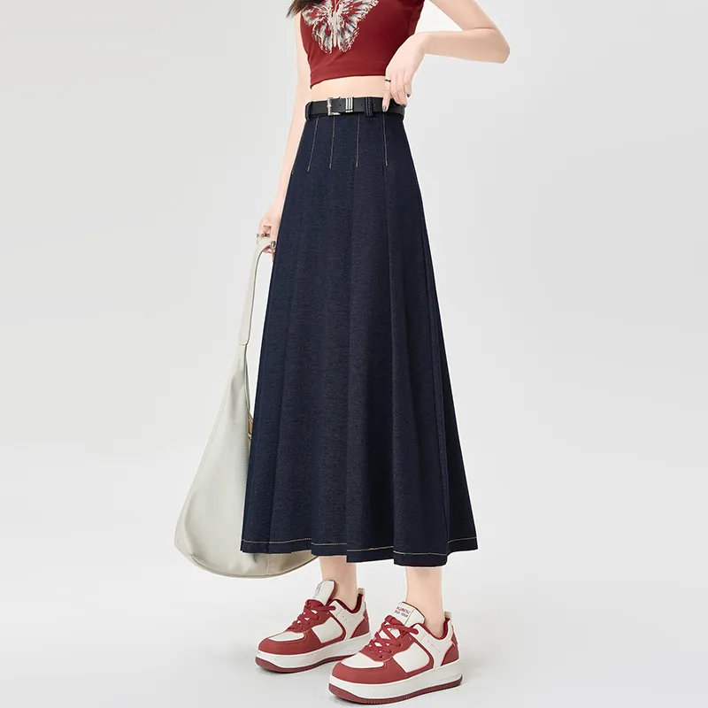 HELEH Casual Long Skirts Women's-10