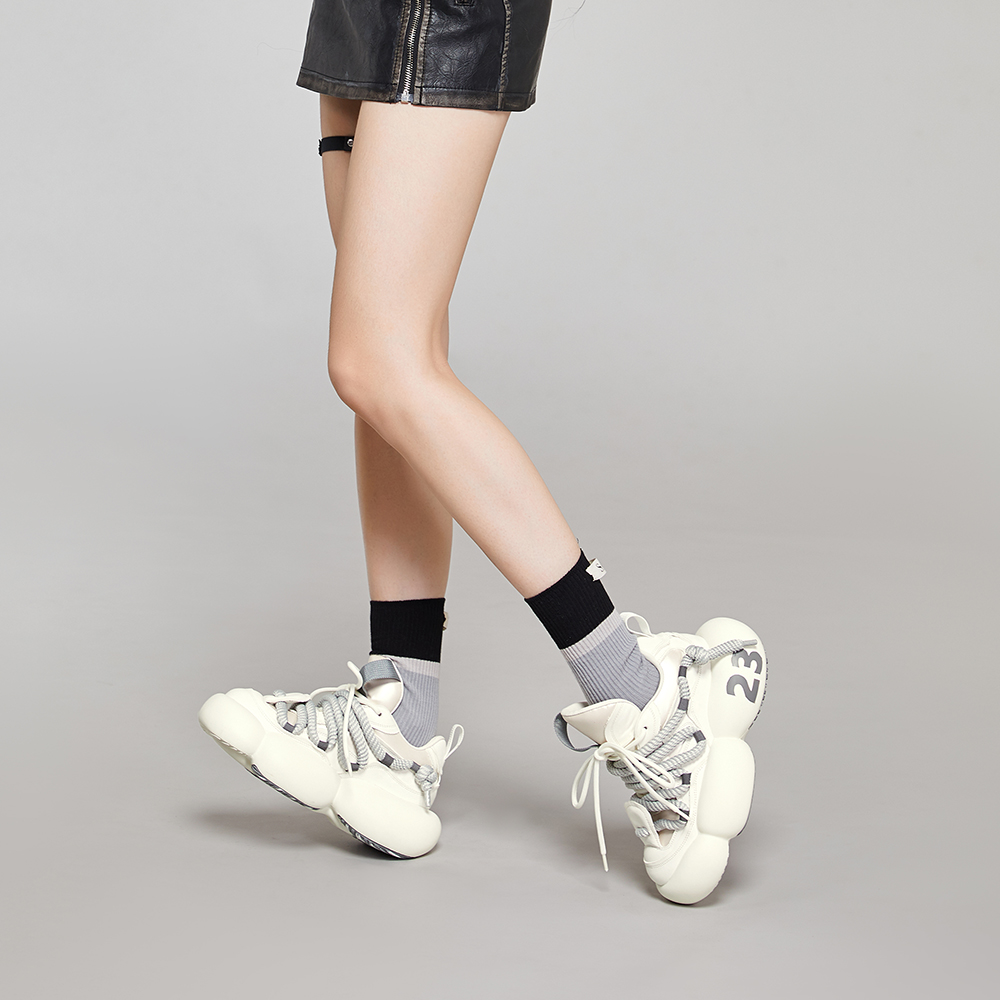 XMZY Chunky Sneakers Unisex Low-Top - POIZON