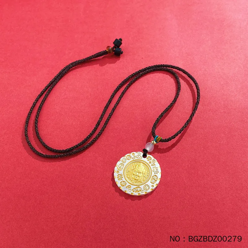 QINGFU Foot Silver 990 Pendants Unisex-2