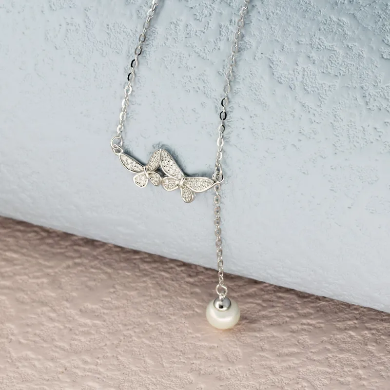 QINGFU Freshwater Pearl Necklaces Women's-1