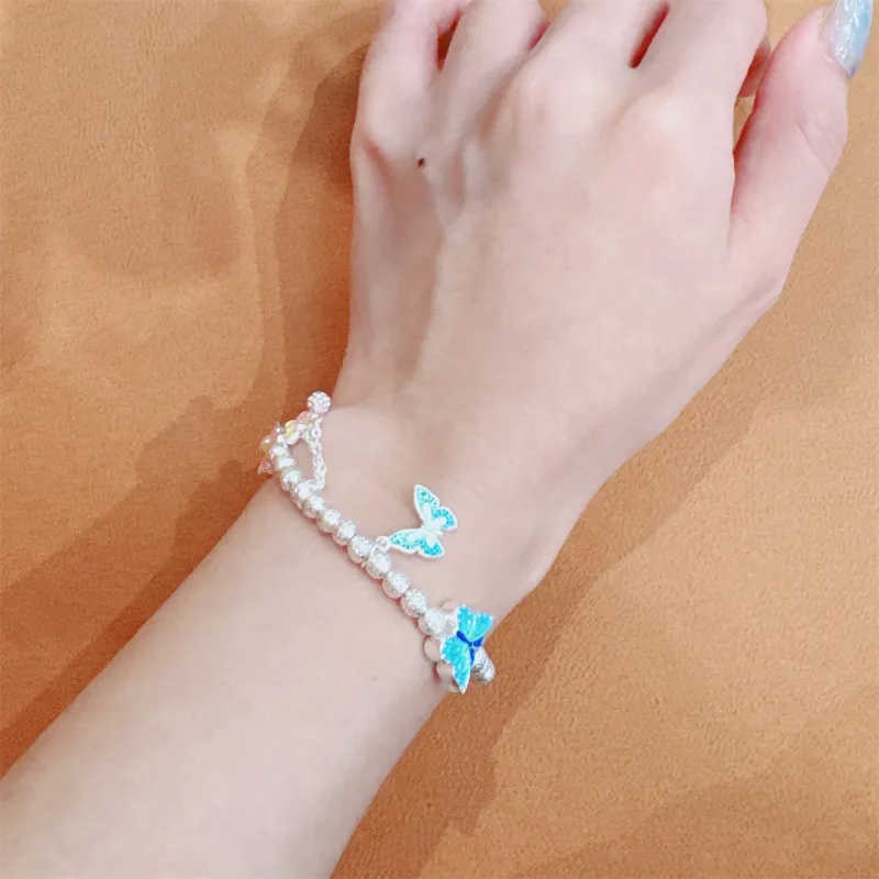 QINGFU Sterling Silver Bracelets Women's-6